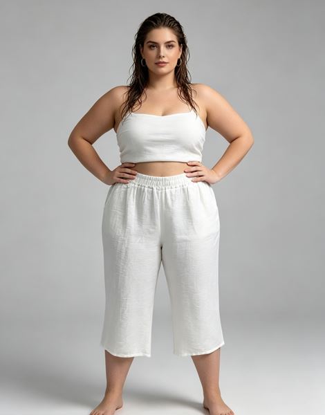 Picture of FLOWY SUMMER CAPRI THREE QUARTER